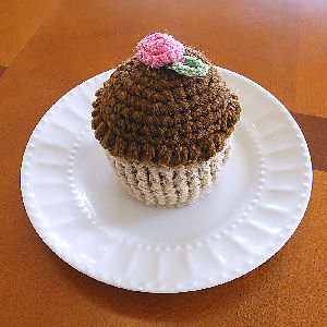 Chocolate Cupcake Pincushion